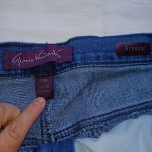 Gloria Vanderbilt Amanda Jean 22w Straight Leg